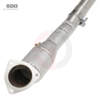 Resonadores SD T304, Tubo Intermedio y Tubo de Escape con Catalizador para Maserati Gran Turismo GT M145 4.2L/4.7L 2007-2019, Tubo de Escape Tuning