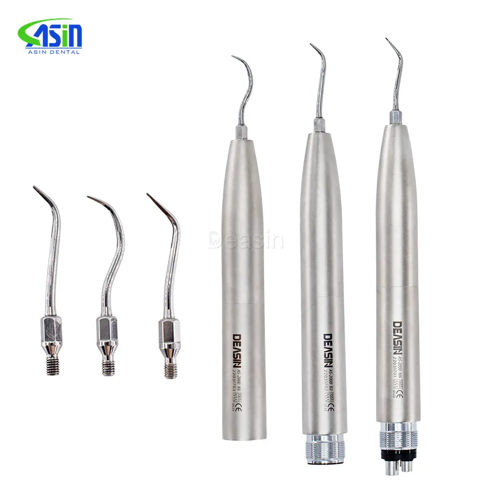 Dental Air Scaler Handpiece Sonic S With 3 scaler Tips dental air scaler 2holes /4hole other dental equipments