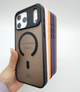 Funda Magnética Resistente para Teléfono, Acabado Mate Esmerilado, para <span class=keywords><strong>iPhone</strong></span> 17 <span class=keywords><strong>Pro</strong></span> <span class=keywords><strong>Max</strong></span>, 17 Air, 16, 15, 14, 13, 12, <span class=keywords><strong>11</strong></span> - Product Image 3