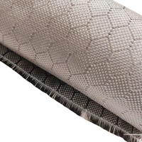 Tissu décoratif en fibre de carbone nid d'abeille 240 g/m² à motif 3D tissé pour coque de téléphone, coque d'ordinateur portable, bracelet de montre connectée, bagages