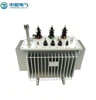 Transformateur triphasé immergé dans l'huile 100 kVA 220 V vers 110 V pour usage industriel