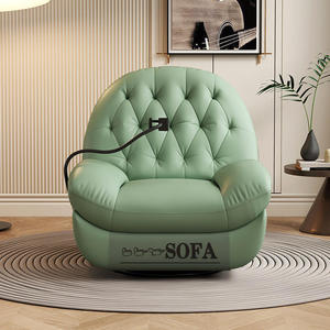 Sofá Reclinable Acolchado, Sofá Giratorio Moderno de Lujo para Sala de Estar, Sillón Reclinable Individual, Muebles para Sentarse Relajados, Silla Mecedora - Product Image 2