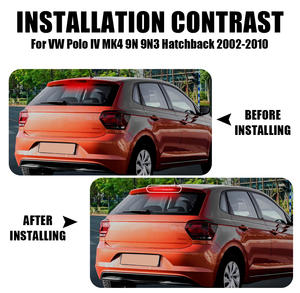 Troisième feu stop pour <span class=keywords><strong>VW</strong></span> <span class=keywords><strong>Polo</strong></span> <span class=keywords><strong>IV</strong></span> MK4 <span class=keywords><strong>9N</strong></span> 9N3 <span class=keywords><strong>Hatchback</strong></span> 2002-09, projecteur LED, feu arrière rouge, feu stop OEM : 6Q6945097 - Product Image 5