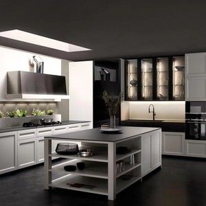 Customized Modern Modular Hotel <strong>Wall</strong> Cabinets Sink Acrylic Finish Durable Design Faucet Hinge Drawer Basket Mini <strong>Kitchenette</strong> - Product Image 2