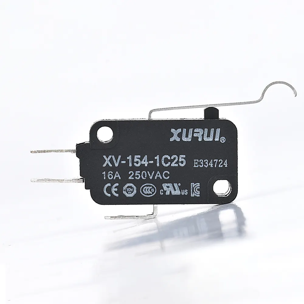 Fornitura di fabbrica V154 20A 250V mini finecorsa microinterruttore a 3 pin con approvazioni UL TUV CE