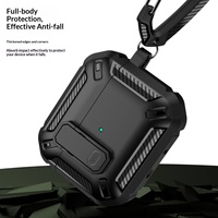 Casing Pelindung Matte TPU Gaya Baru untuk Earphone Pro 3 & Generasi ke-4 dengan Sakelar DIY