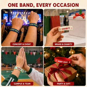 Braccialetti in Silicone Personalizzati per <span class=keywords><strong>Natale</strong></span>, Impermeabili, per Eventi Festivi, Regali e Omaggi - Product Image 3