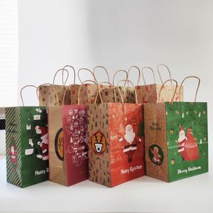 KM Floral <b>Design</b> Kraft Paper Bags 16*8*22cm Handle for Business Wedding Party Gifts Flexo <b>Printed</b> Laminated for Candle <b>Packaging</b> - Product Image 4