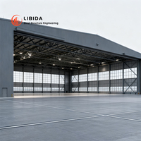 Hangar d'avion en vente chaude, structure en acier préfabriqué, matériau de structure en acier préfabriqué, hangar industriel, entrepôt
