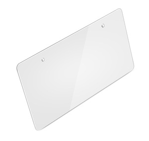 Marco para Placa de Matrícula de Automóvil, Marco Plano Transparente Blanco Estándar Estadounidense al por Mayor, Resistente a Impactos y Duradero - Product Image 6