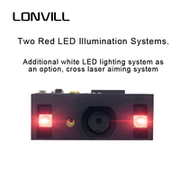 Módulo de Escaneo de Código de Barras de Largo Alcance LONVILL, Teclado USB HID, Puerto COM Virtual USB, RS-232 CMOS, Escáner de Código de Barras Integrado 1D 2D