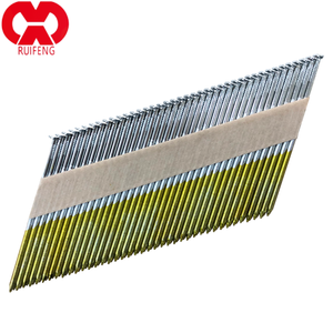 Clous d'encadrement en acier à tête décalée de <span class=keywords><strong>28</strong></span> et 34 degrés avec bande collée en papier à tige lisse/annulaire pour pistolet à clous - Product Image 4