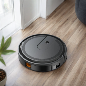 A5-WBK Gyro Navigation <b>Robot</b> <b>Vacuum</b> Cleaner 2600mAh Battery Wet/Dry Cleaning TUYA APP Control 2000PA Suction Brushless Gyro Navi - Product Image 1