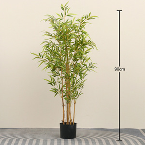 Plante artificielle en pot, écran de séparation pour centre commercial, hôtel, restaurant, clôture décorative - Product Image 6