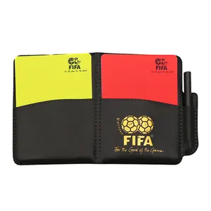 Wholesale Referee Penalty Cards Red Yellow Card Football Soccer Referee Card Sets