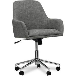 Chaise de travail Alera Mid-Century de Contemporary Design, supporte jusqu'à 275 lb, hauteur d'assise 18,9 po, dossier gris, hauteur d'assise 22,24 po - Product Image 5