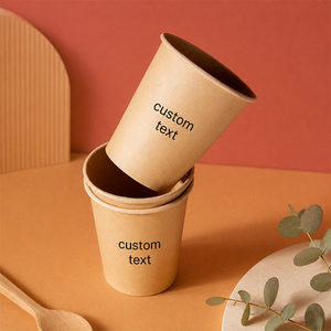 Bicchieri Personalizzati con Logo, Coperchio e Manicotto, Tazze Artigianali in Carta Kraft per Bevande e Caffè - Product Image 5
