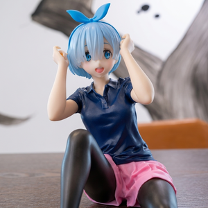 Vente en gros - Figurine d'anime en PVC officielle ReZero <span class=keywords><strong>Starting</strong></span> <span class=keywords><strong>Life</strong></span> <span class=keywords><strong>in</strong></span> <span class=keywords><strong>Another</strong></span> <span class=keywords><strong>World</strong></span> Rem en tenue de sport, collection originale en boîte - Product Image 4
