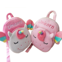 Vente en gros Sac en peluche pour enfants filles, requin, licorne mignon, mini sac à dos pour bébé