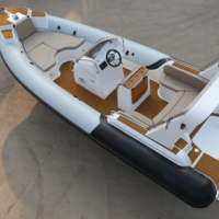 Vente flash : bateau pneumatique Hypalon Orca Rib 700 en fibre de verre