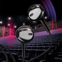 Earphone Berkabel Tipe-C untuk IPhone16, Earbud Berkabel USB-C dengan Earphone Handsfree In-Ear untuk Ponsel Android