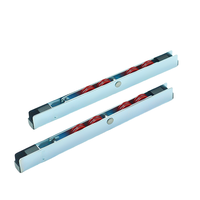 Roulettes robustes en fer et plastique avec finition chromée moderne pour portes et fenêtres coulissantes – Accessoires de quincaillerie