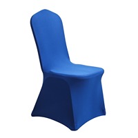 Hot Sale Custom Universal Folding Stretch Banquet Wedding Event Washable Polyester Spandex Chair Covers for Party Decoration