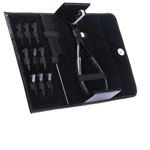 Nuevo Juego de Accesorios para Extensiones de Cabello con Cinta Adhesiva de Acero Inoxidable: Alicates, Peine de Seccionamiento y Clips de Agarre Fuerte Antideslizantes - Product Image 1