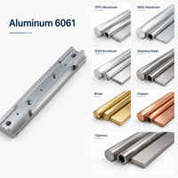 Rails de guidage en aluminium 6061 usinés sur mesure par CNC avec tolérances strictes pour les machines d'emballage