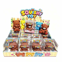Meilleures ventes : Ours en peluche en forme de blocs de construction, simulation d'animaux, style célébrité en ligne, mignon, à récupération lente.