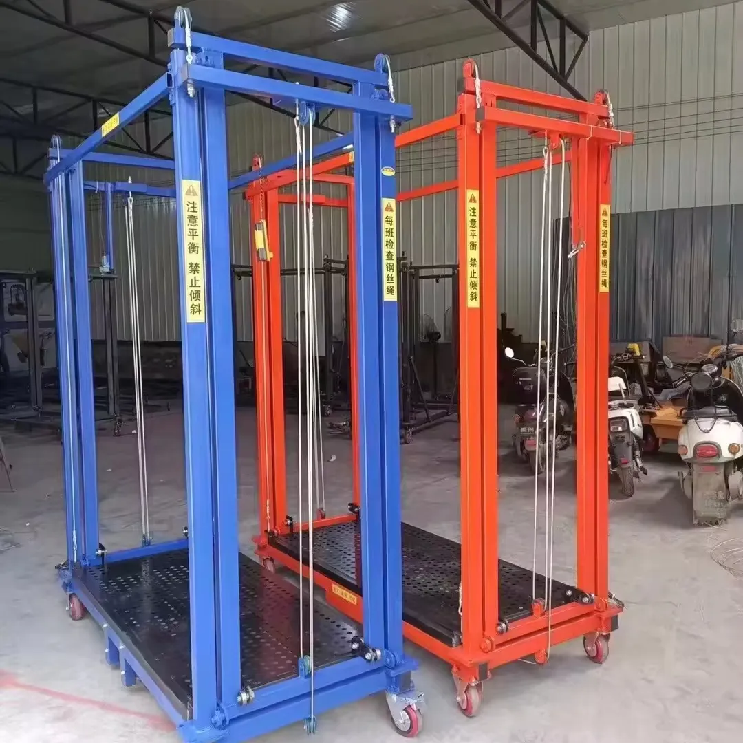 YF 2m-10m portable steel electric scissor lift scaffold platform 500kg safe for construction 110V 220V battery 24V material lift