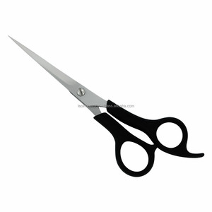 Black Plastic Handle Art Scissors Stainless Steel Office Paper Cutting Scissor - Product Image 6