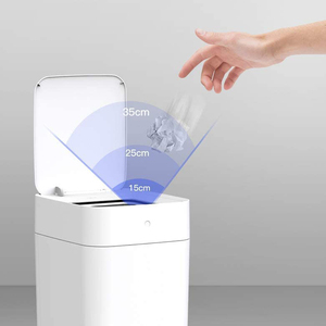 Thùng Rác Cảm Ứng Với Chân Không Tự Động Mở Nắp Thùng Rác Kích Hoạt Cảm Giác Chuyển Động Cho Nhà Thông Minh - Product Image 3