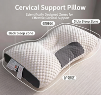 Coussin de massage pour le cou, style tricoté, en tissu lavé, résistant à la déformation, idéal pour dortoir, étudiant, usage domestique