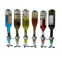 Distributeur de boissons alcoolisées pour bar, 6 bouteilles, support mural en alliage d'aluminium, verseur à bière à 6 têtes pour hôtel, restaurant