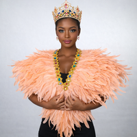Châle bohème en plumes en gros pour carnaval, festival de musique, fête – Lot en vrac, couleurs personnalisées pour les fournisseurs d'événements – En stock