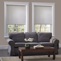 Persianas Venecianas Inteligentes de PVC Impermeables de 50 mm, Persianas de Imitación Madera para Ventanas, Seguras para Niños, Resistentes a la Humedad, Tamaño Personalizado para Baño
