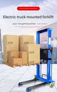 Nuovo modello di carrello elevatore elettrico idraulico scarico camion di sollevamento comodo trasportatore piccolo telecomando portatile - Product Image 2