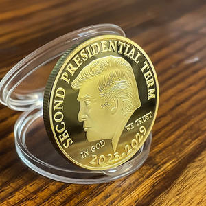 Monedas personalizadas chapadas en oro plateado Monedas conmemorativas del segundo período presidencial Monedas MAGA - Product Image 2