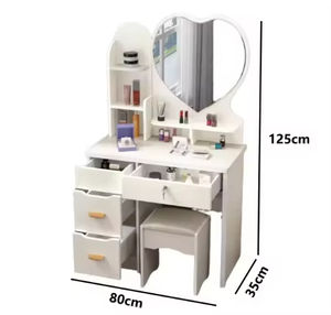 La coiffeuse de la princesse est un meuble multifonctionnel de <span class=keywords><strong>petite</strong></span> taille pour la maison, l'hôtel, la salle de bain et le salon. - Product Image 6