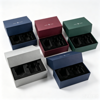 Boîte cadeau magnétique de luxe personnalisée en velours et EPE pour cosmétiques, huiles essentielles, ornements en céramique, accessoires électroniques