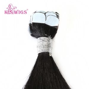 K.SWIGS alta calidad M cinta extensión de cabello Natural Remy cabello humano Invisible Mini cinta en extensiones de cabello - Product Image 3