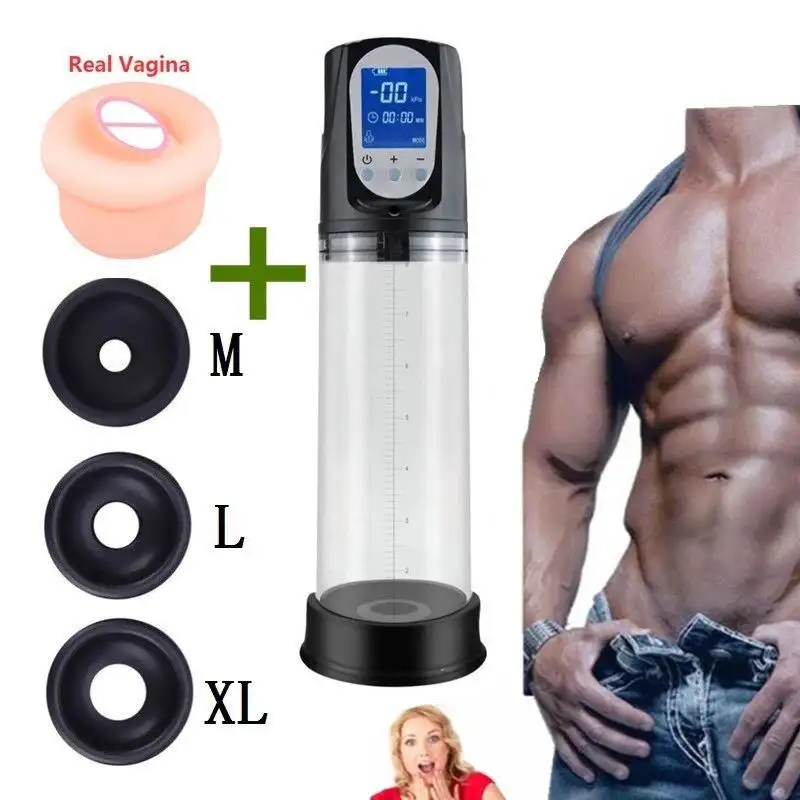 Wholesale male masturbation cup electric penis enlargement tube erection enhancement penis pump