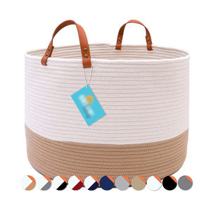 2024 nouveau panier à linge de salle de bain tissé panier de rangement de vêtements sales - Product Image 4