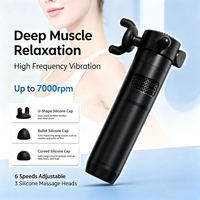 Marteau de massage vibrant sans fil à 6 vitesses, outil de thérapie par percussion pour le corps, idéal pour les voyages et les déplacements