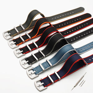 Personnalisé ODM Service 20 <span class=keywords><strong>22</strong></span> <span class=keywords><strong>mm</strong></span> <span class=keywords><strong>Nato</strong></span> 007 James bond En Nylon Ceinture <span class=keywords><strong>Bracelet</strong></span> de Montre - Product Image 2