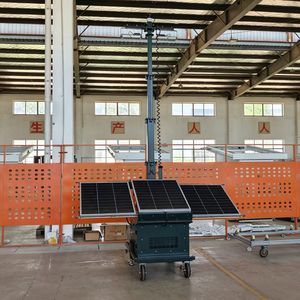 <span class=keywords><strong>Faro</strong></span> LED <span class=keywords><strong>Solare</strong></span> Tractive, Dotato di Palo di Sollevamento da 5-9 Metri, per Illuminazione in Edifici Minerari - Product Image 1