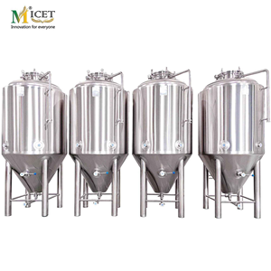 Cuve <span class=keywords><strong>de</strong></span> Fermentation Conique en Acier Inoxydable 304 <span class=keywords><strong>de</strong></span> 500L pour Brasserie, Cidrière et Fermeurie - Product Image 2