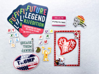 Autocollant de réfrigérateur personnalisé avec logo publicitaire, cadeaux, PVC souple, découpé à la forme, magnétique, imperméable, laminé, voiture