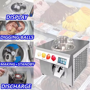 MYH-6L Commercial Hard <b>Ice</b> <b>Cream</b> <b>Machine</b> 5 Programs Gelato Sorbet Slush Frozen Yogurt Maker with 5 Inch Touchscreen - Product Image 4